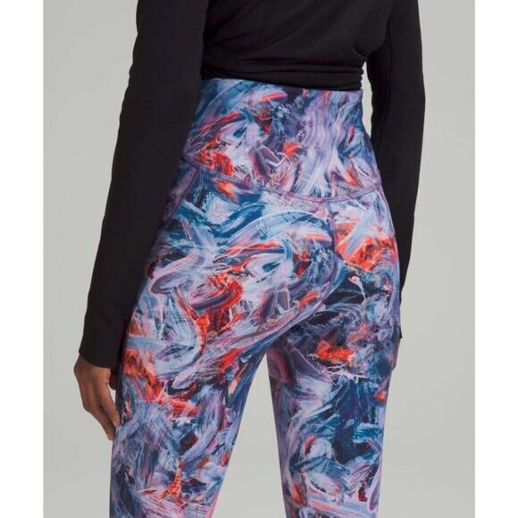 NWT LULULEMON Base Pace High-Rise Tight 31" Sz 0 Atmospheric Purple Multi - Picture 4 of 11